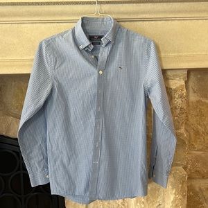 Boys’ Vineyard Vines Gingham Button Down